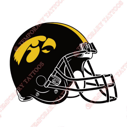 Iowa Hawkeyes Customize Temporary Tattoos Stickers NO.4653